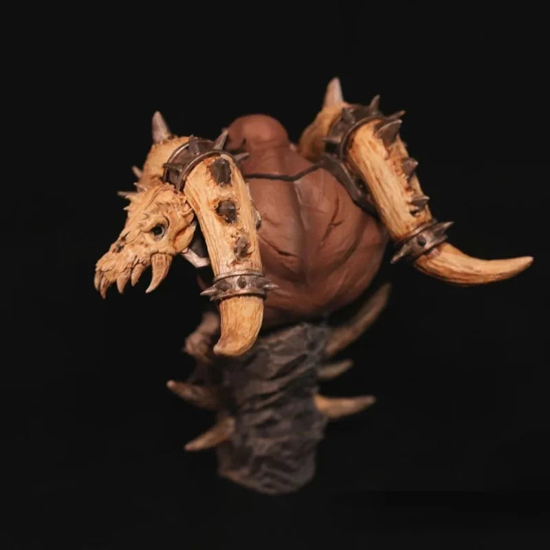 Hellscream Orc Warlord with Dual Axes 1/10 Resin Bust Kit - resin model view 4
