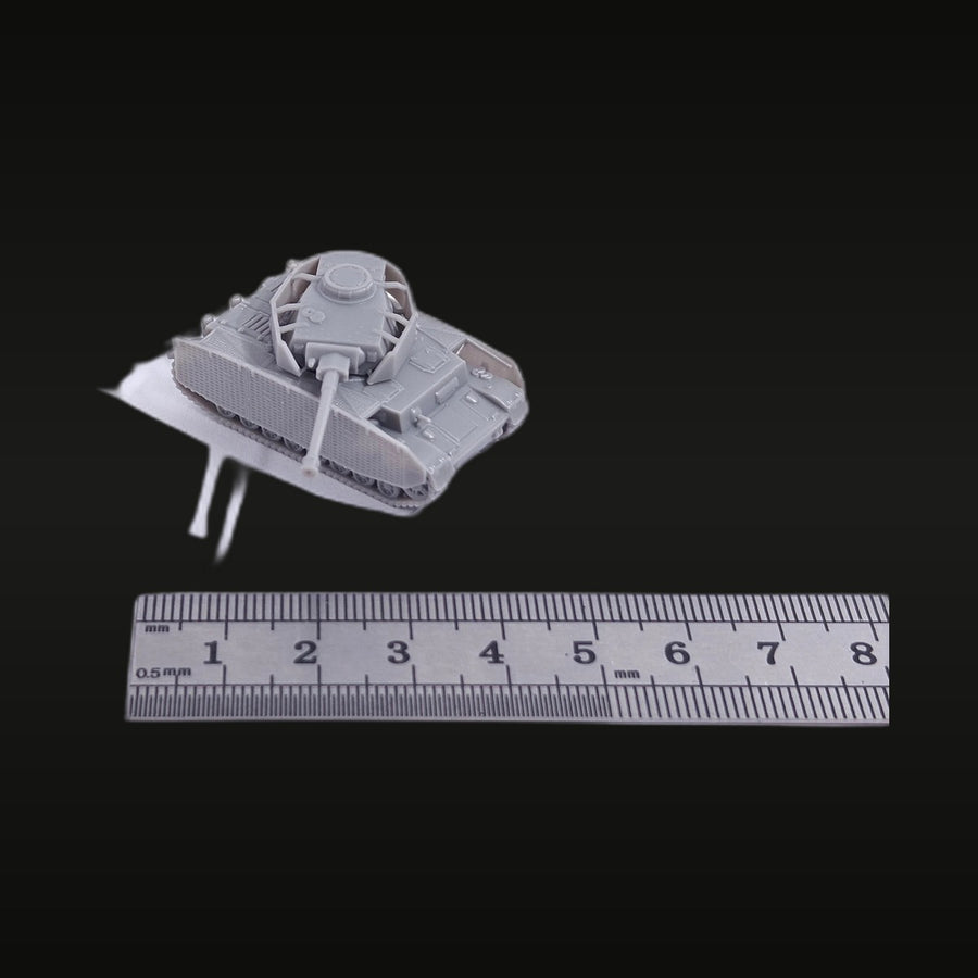Panzer IV Ausf.J Tank 1/144 Scale Resin Model Kit - unpainted resin model kit