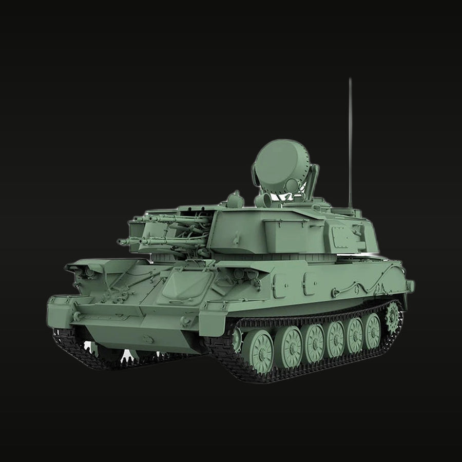 Soviet ZSU-23-4 Shilka Self-Propelled Anti-Aircraft Gun 1/35 Resin Vehicle Kit - unpainted resin model kit