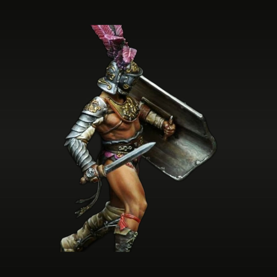 Ancient Roman Female Gladiator Warrior 75mm Resin Bust Kit - unpainted resin model kit
