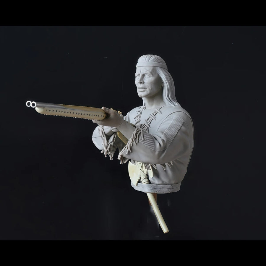 1/10 Scale Resin Unpainted Model Kit, Military Theme, Bust, Unassembled and Unpainted GK