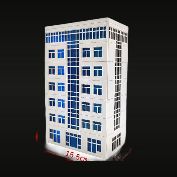 Modern Office Tower Building 1/87 Scale Resin Terrain Diorama Kit