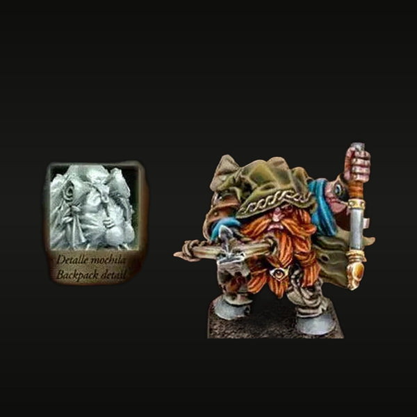 Enano Maestro Montaraz Dwarf Master Pathfinder Resin Figure Kit