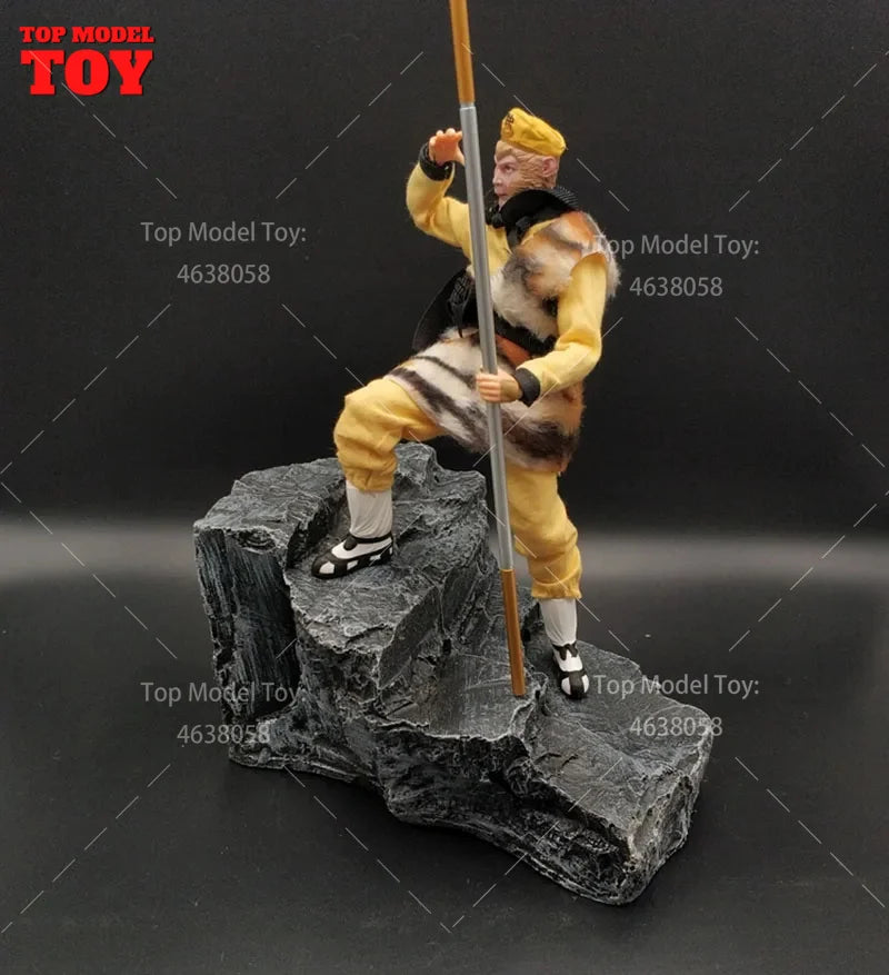 1/12 Scale Rock Mountain Stand Base Platform 15X11X8.5Cm Scene Accessories Model for 6'' Soldier Action Figure Body Doll ﻿