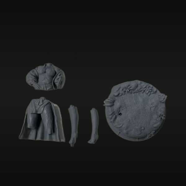 Fantasy Female Figure with Cape 1/24 Resin Model Kit
