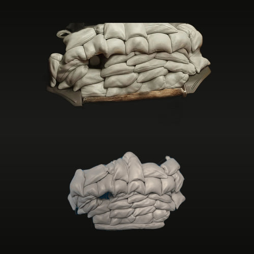 M4A1 Sherman Tank Sandbag Armor 1/35 Resin Model Kit