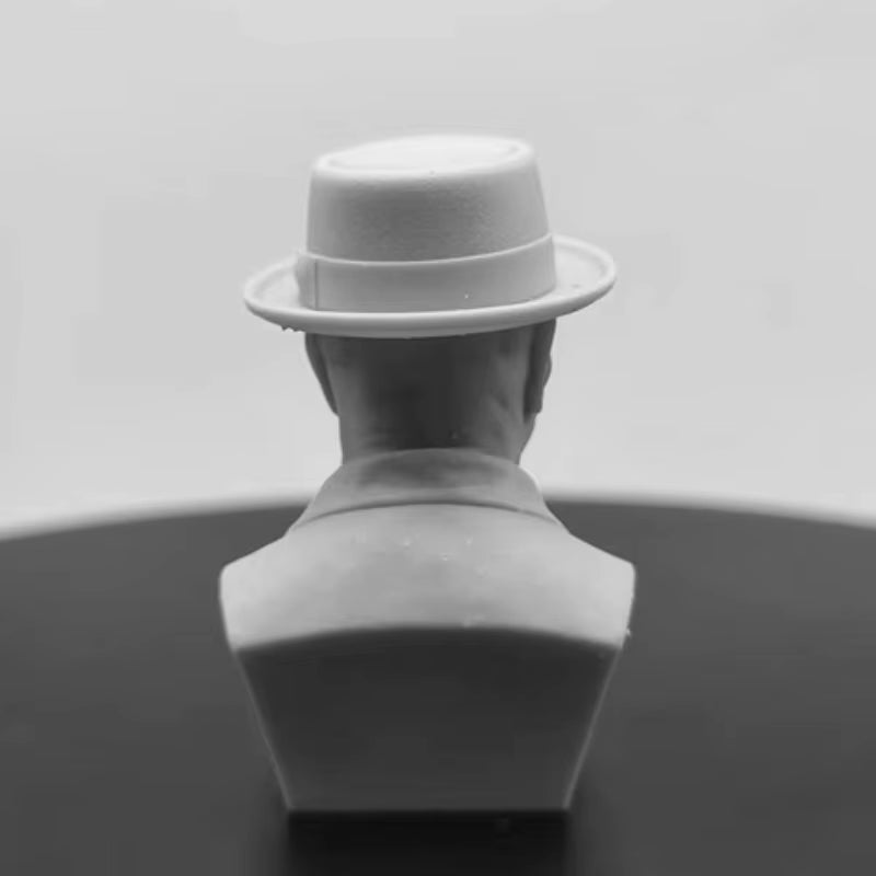 Modern Male Character Bust Goatee Beard 55mm Resin Kit - resin model view 4