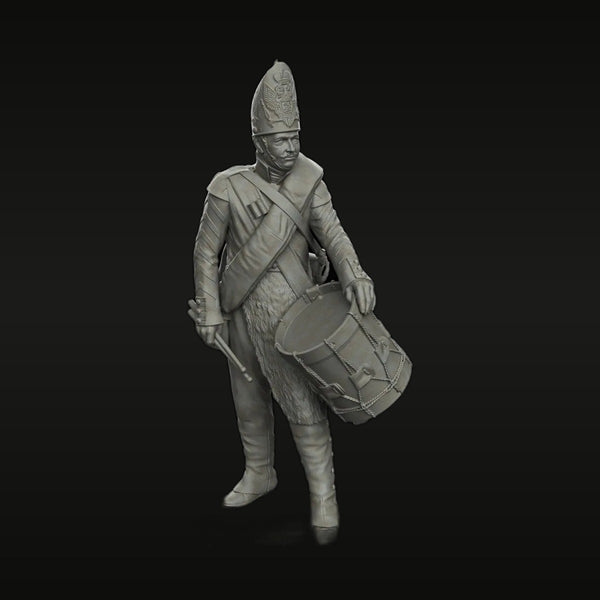 Russian Imperial Drummer 75mm Resin Figure Kit