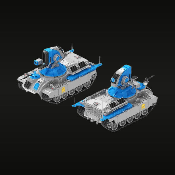 Sci-Fi Allied Laser Tank Twin Set 1/35 Resin Vehicle Kit