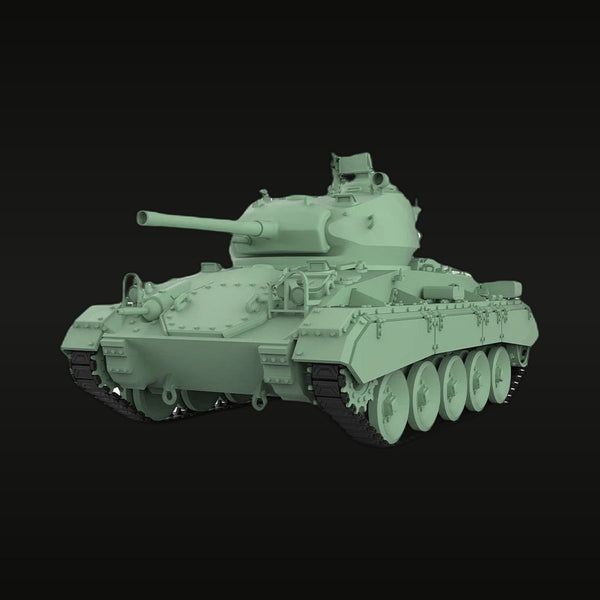US M24 Chaffee Light Tank 1/72 Resin Vehicle Kit