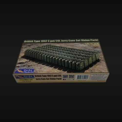 British Type 1942 5 gal/20L Jerry Cans Set 1/35 Resin Kit