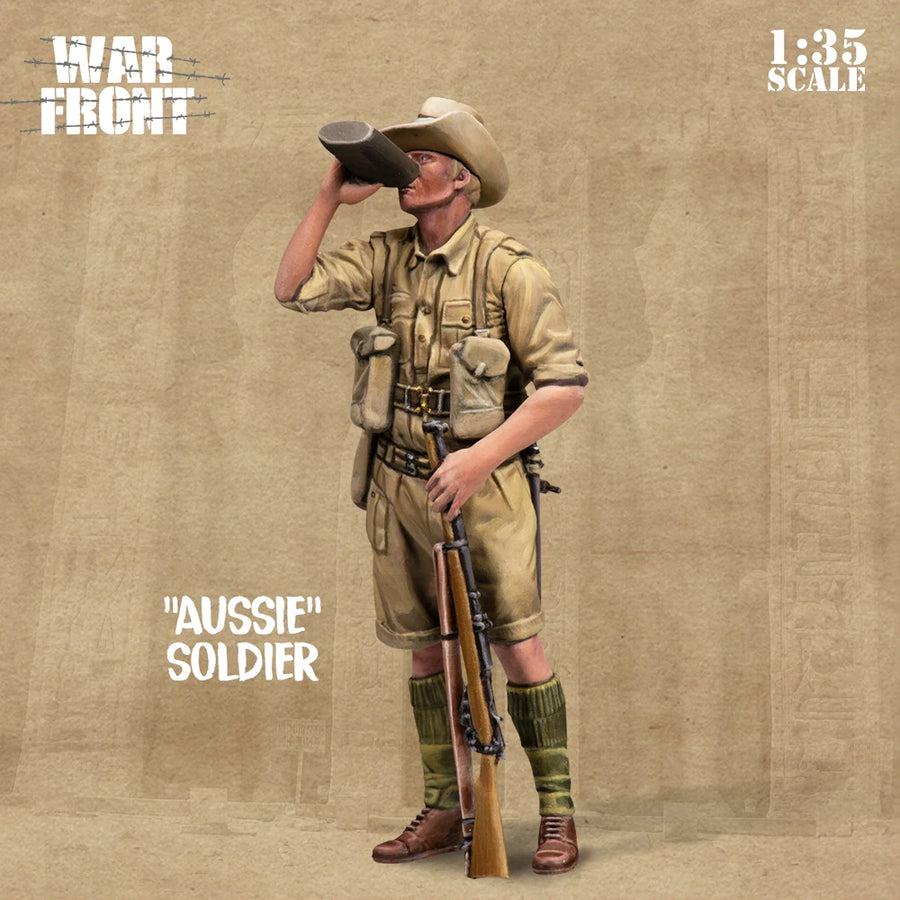 1/35 Resin Figure Unpainted Model Kit, 3 Figures with Scene, Unassembled and Unpainted GK