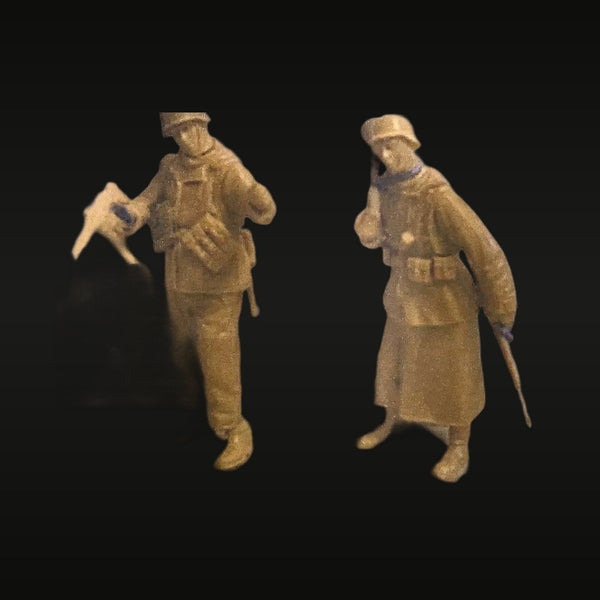 WWII German Infantry Squad Grenade & Rifle 1/35 Resin Figure Kit