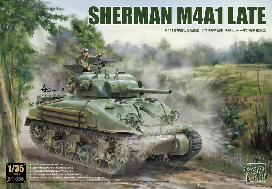WWII American M4A1 Sherman Medium Tank 1/35 Resin Vehicle Kit - resin model view 2