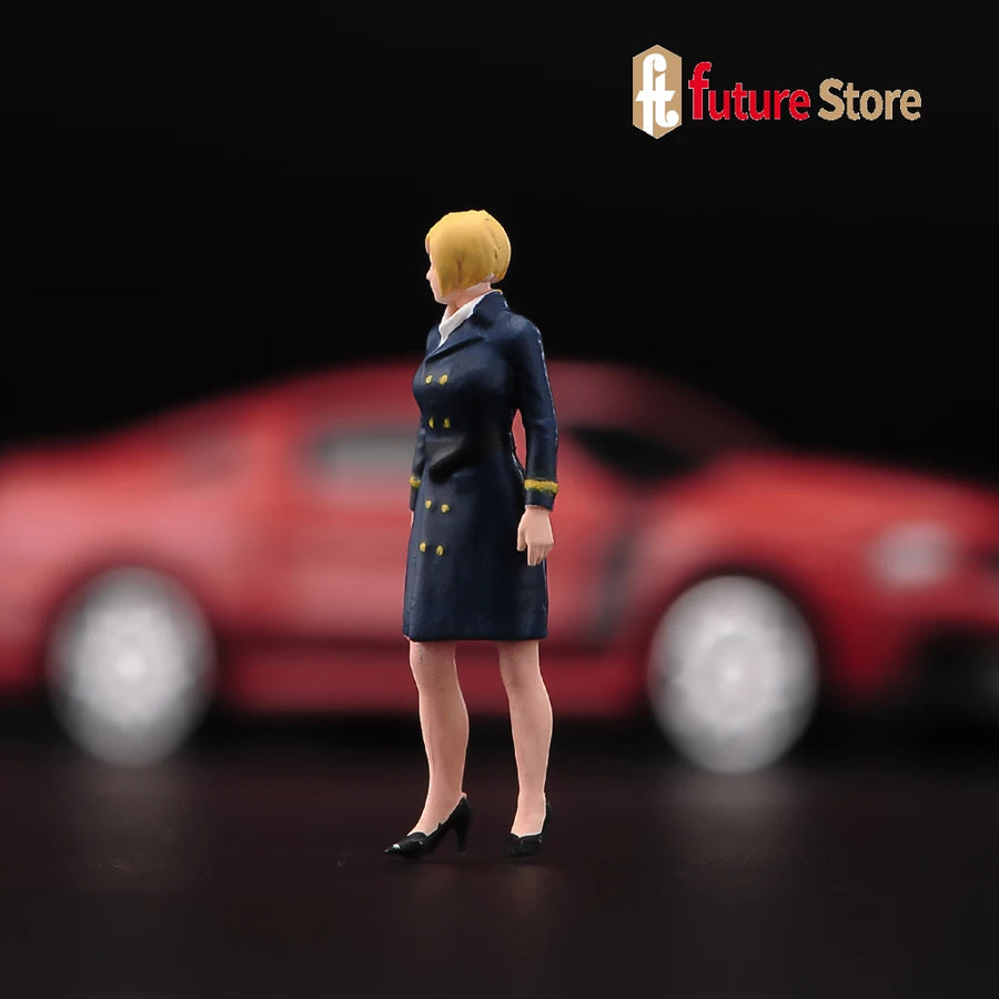 Miniature Figure 1/87 1/72 1/64 1/43 Painted Diorama Figure Model Creative Photography Home Decoration Car Model Matching