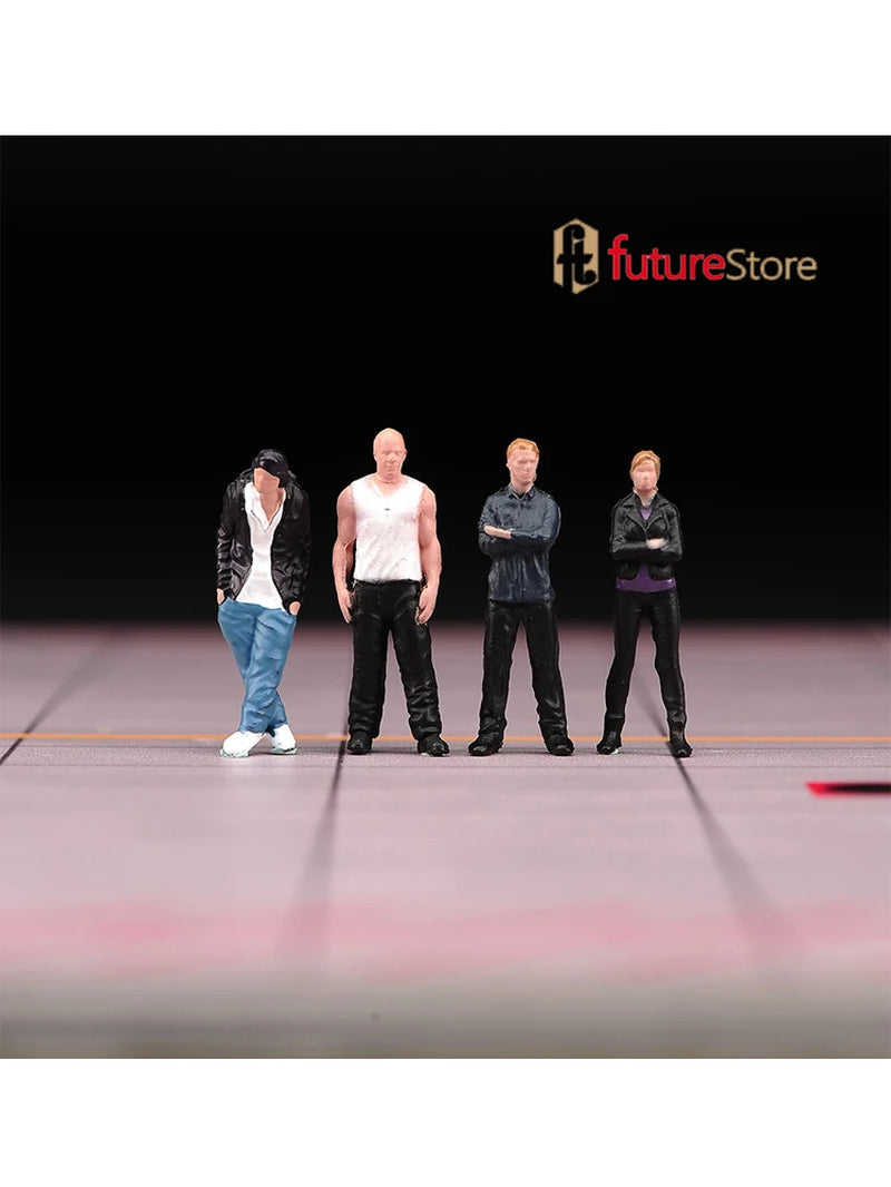 1/64 Painted Movie Character Micro Action Figures Model Miniature Scenes for Collection Decoration Gifts