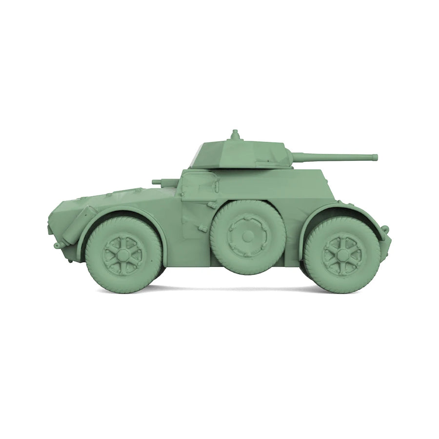 WWII Italian AB43 Armored Car 1/56 Resin Vehicle Kit - resin model view 3