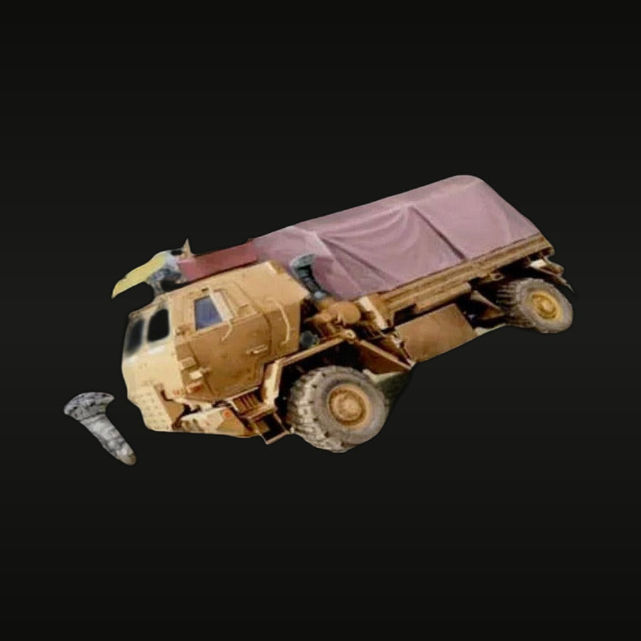Fantasy Desert Beast with Cargo Truck Diorama Set 1/35 Resin Kit - unpainted resin model kit