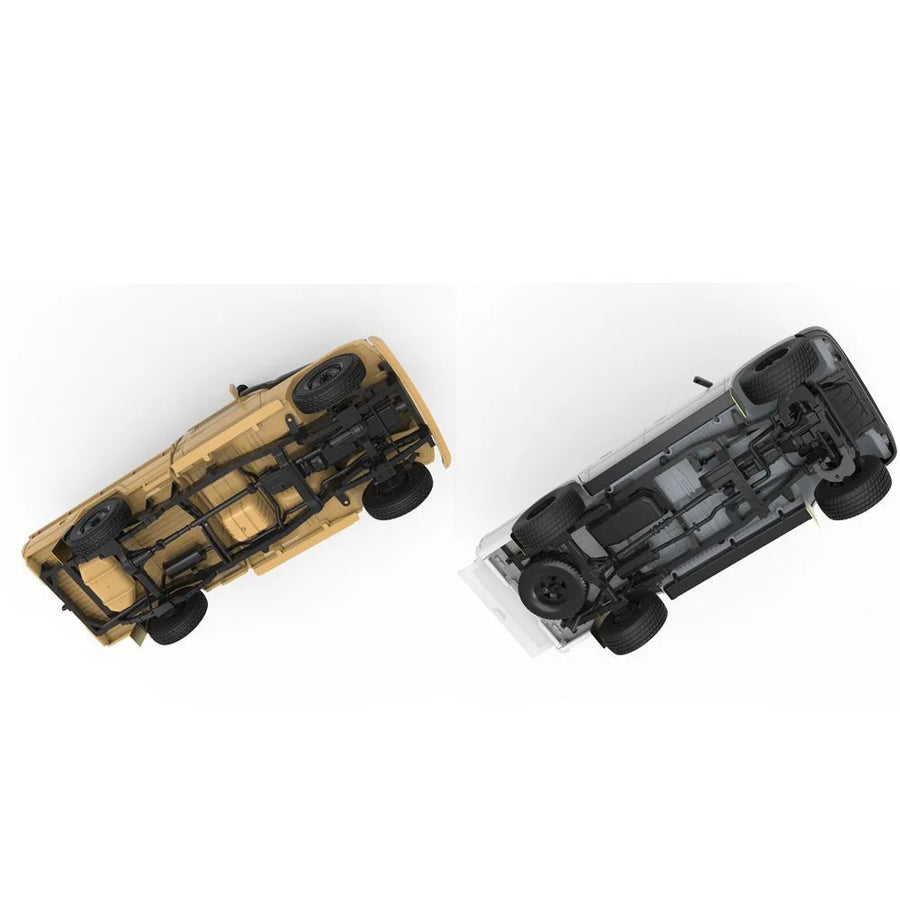 Meng Model 1/35 VS-007 Pickup Set (Set of 2) Truck Vehicle Plastic Model Kit