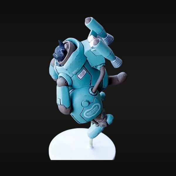 Sci-Fi Mecha Cat Pilot with Shoulder Weapons 1/35 Resin Figure Kit