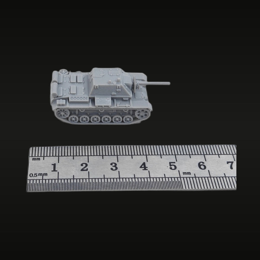 WWII Soviet SU-76i Assault Gun 1/144 Resin Vehicle Kit - unpainted resin model kit