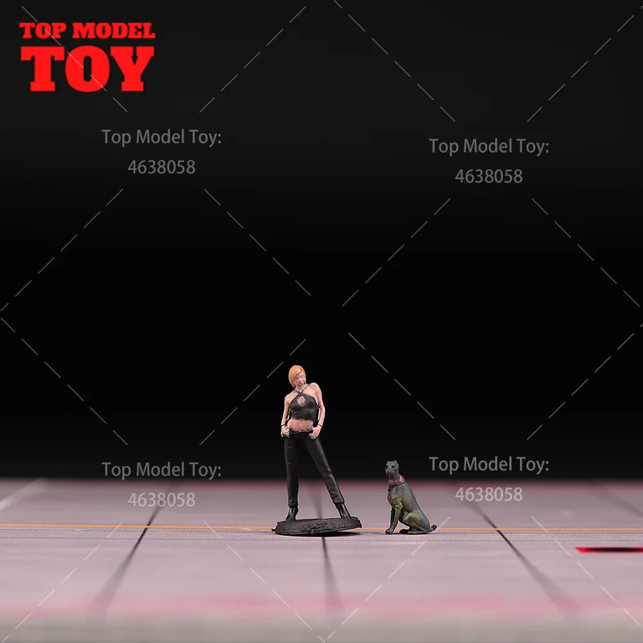 Meerkat Standing Alert 1/64 Resin Animal Kit - resin model view 5