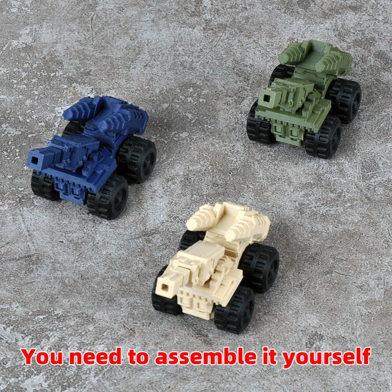 WWII Multi-Vehicle Tabletop Army Set 28mm Resin Model Kit - resin model view 5