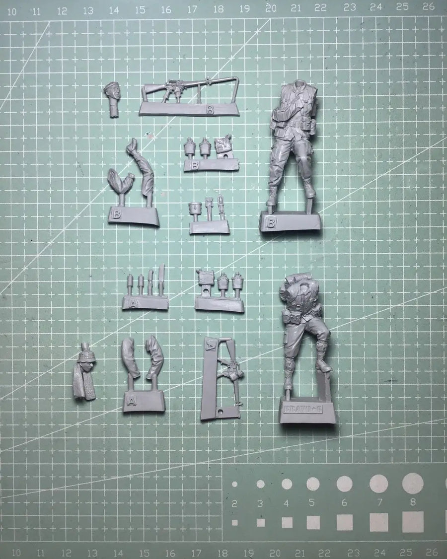 1/35 Resin Model Figure Gk，Unassembled and Unpainted Kit