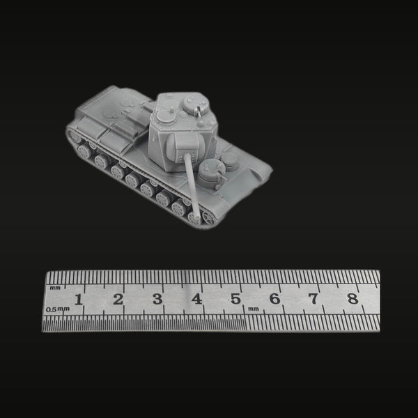 WWII Soviet KV-2 Heavy Tank 1/100 Resin Model