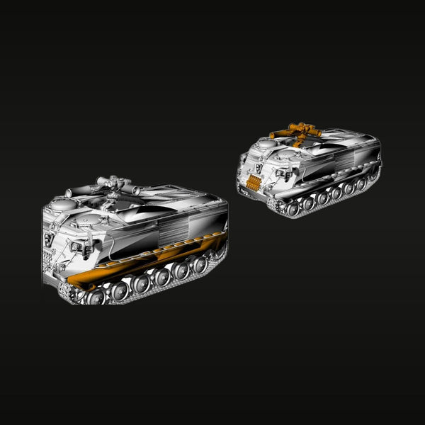 Swedish Pvrbv.551 Anti-Tank Vehicle Set 1/56 Resin Model Kit