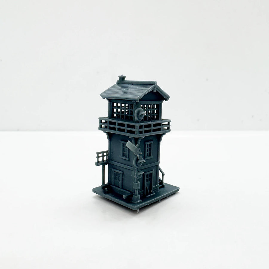 Train Signal Tower Railway Signal Miniature LYTS124 1/87 1/160 1/220 Miniature Building Military Car