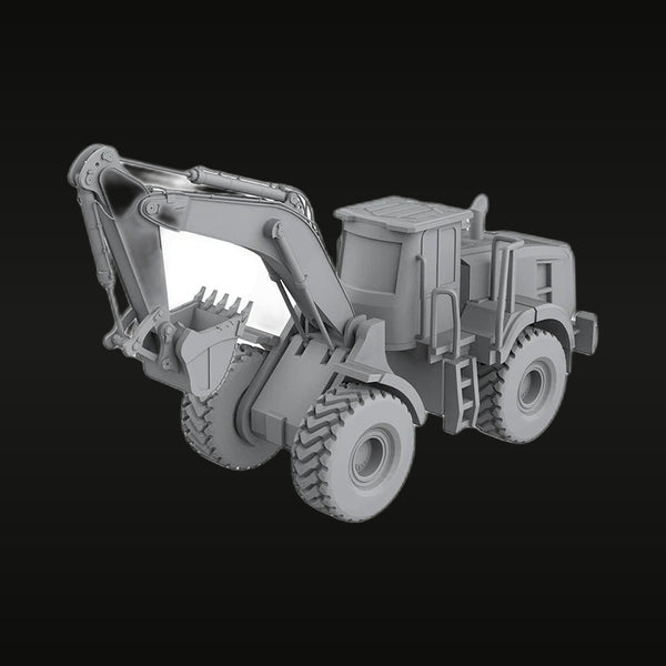 Yao's Studio LYT170D Wheeled Excavator 1/87 Resin Model Kit