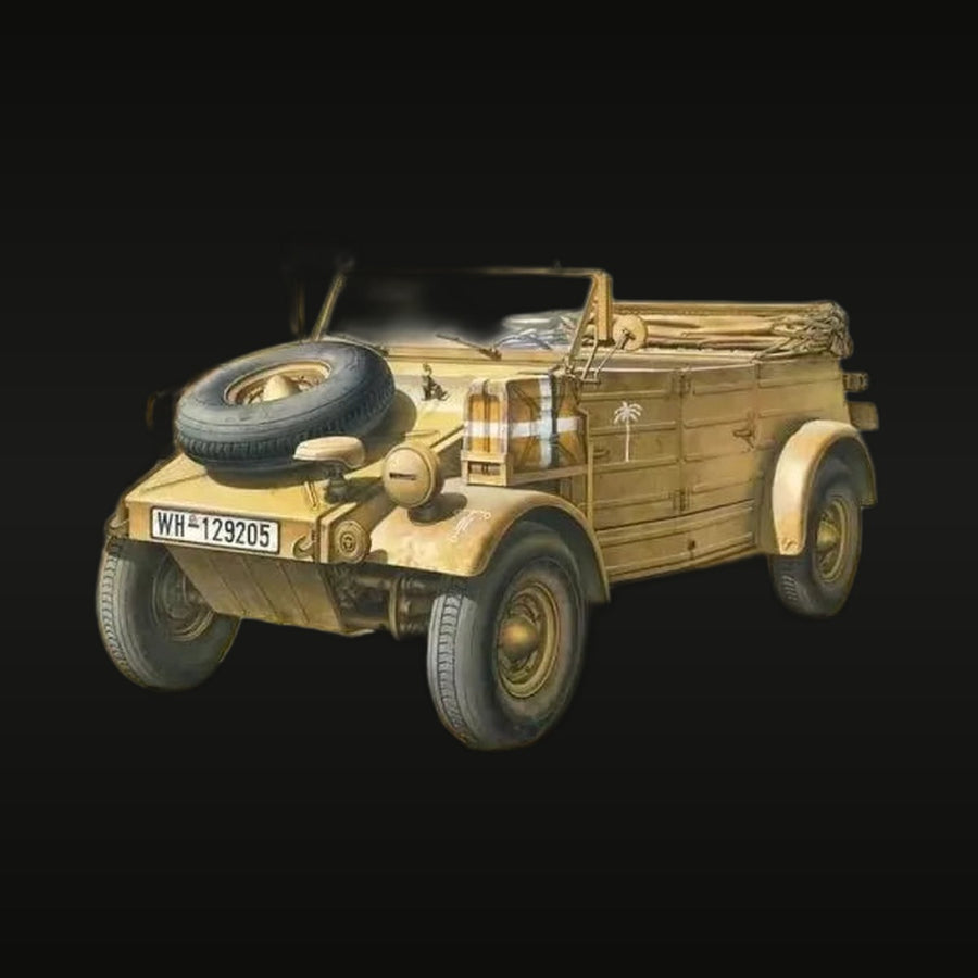 German Kübelwagen Type 82 North Africa 1/35 Resin Vehicle Kit - unpainted resin model kit