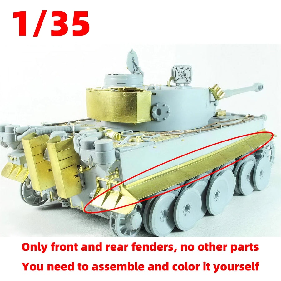 1/35 Photo Eatch PE Scale Model Kit Material Metal Heavy Tank Destroyer Fender Modified Parts Part Accessory Models