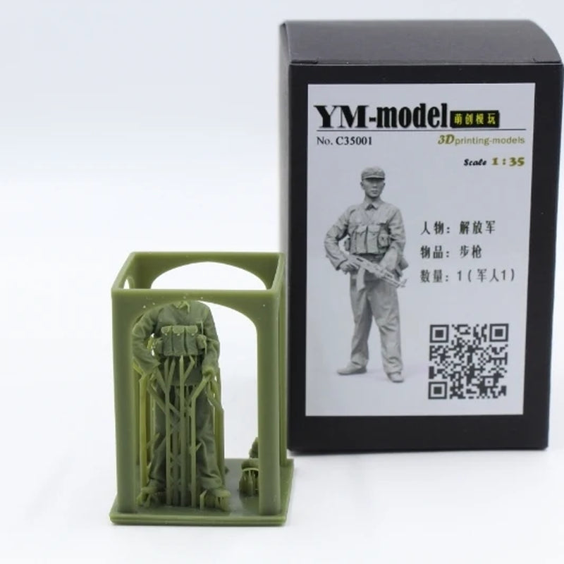 YM Model Original 1/35 Chinese Soldier Resin Soldier （1Soldier）Ymc35001
