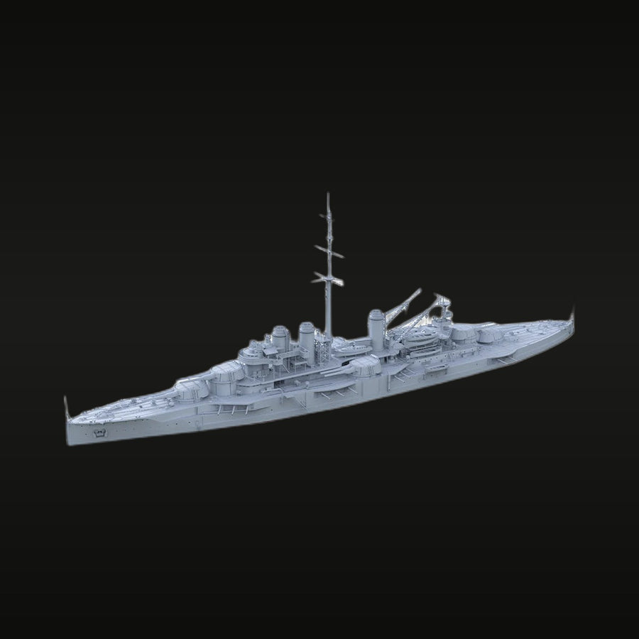 French Navy Battleship Courbet 1920 1/350 Resin Model Kit - unpainted resin model kit