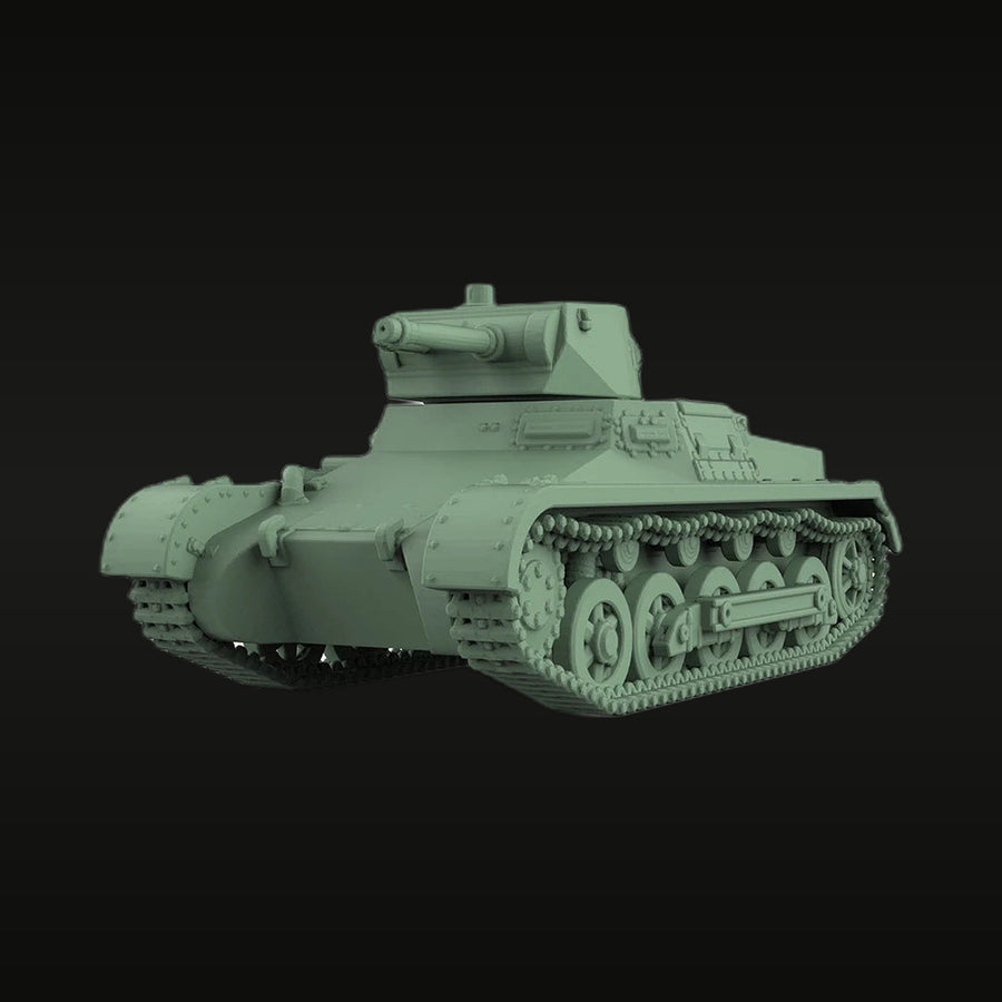 WWII German Panzer I Ausf. B 1/144 Scale Resin Model Kit - unpainted resin model kit