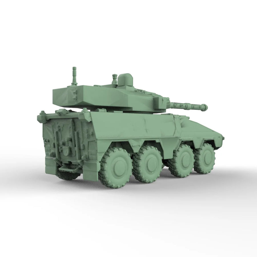 Modern French 8-Wheeled Wheeled Tank Destroyer (AMX-10RC/EBRC Jaguar) 1/35 Resin Vehicle Kit - resin model view 3