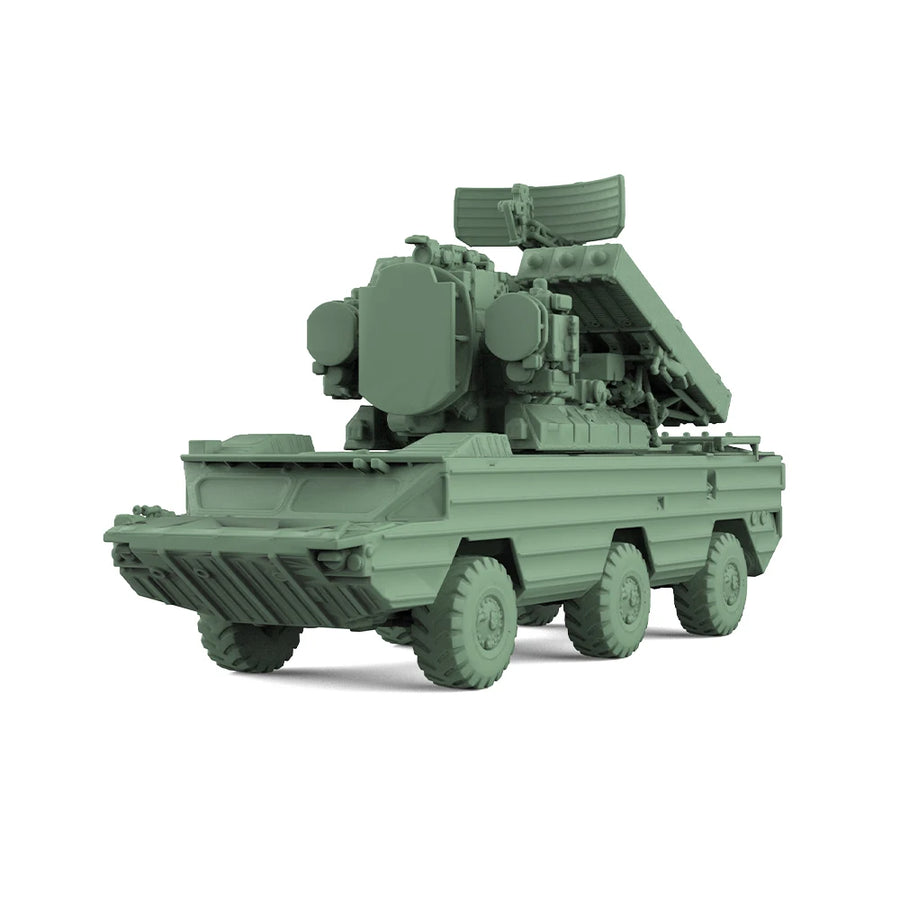 Cold War Soviet OSA Air Defense Vehicle 1/200 Resin Model Kit - resin model view 2
