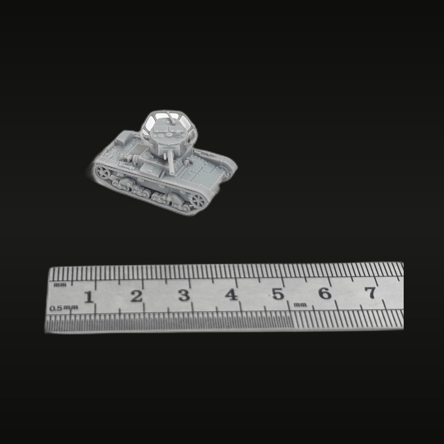 Soviet T-26B Light Tank 1/285 Resin Vehicle Kit - unpainted resin model kit