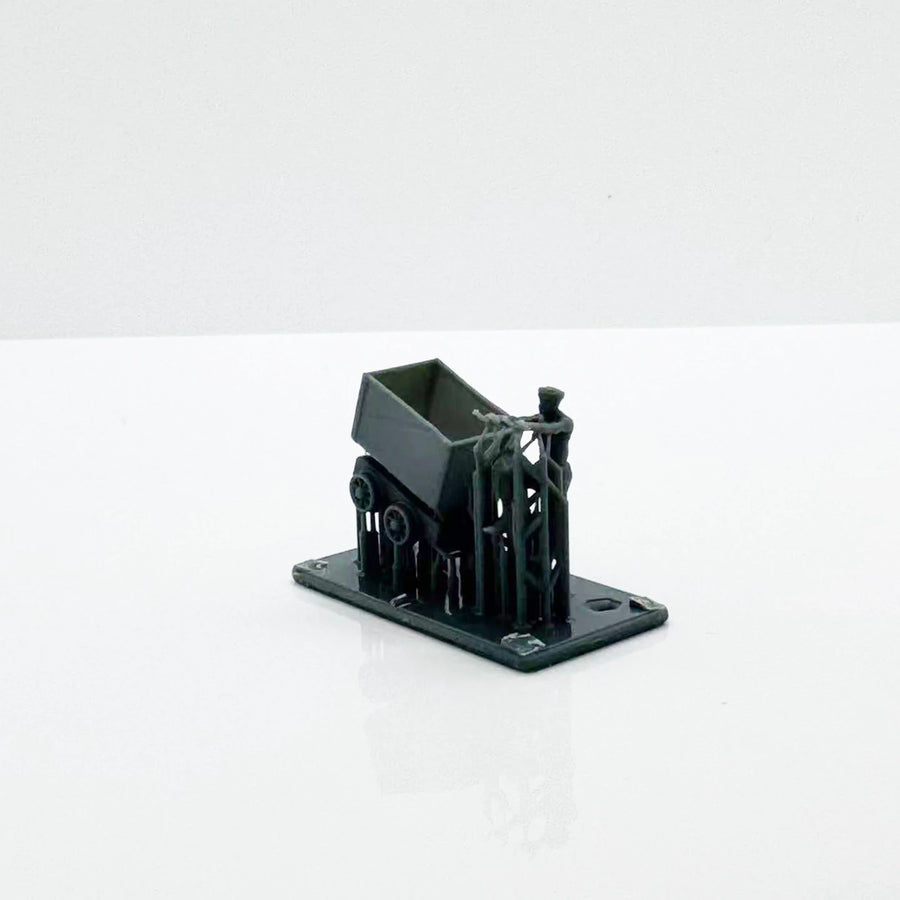 Ore Cart Figure Scene Set LYTS105 1/87 1/160 1/220 Miniature Building Military Car