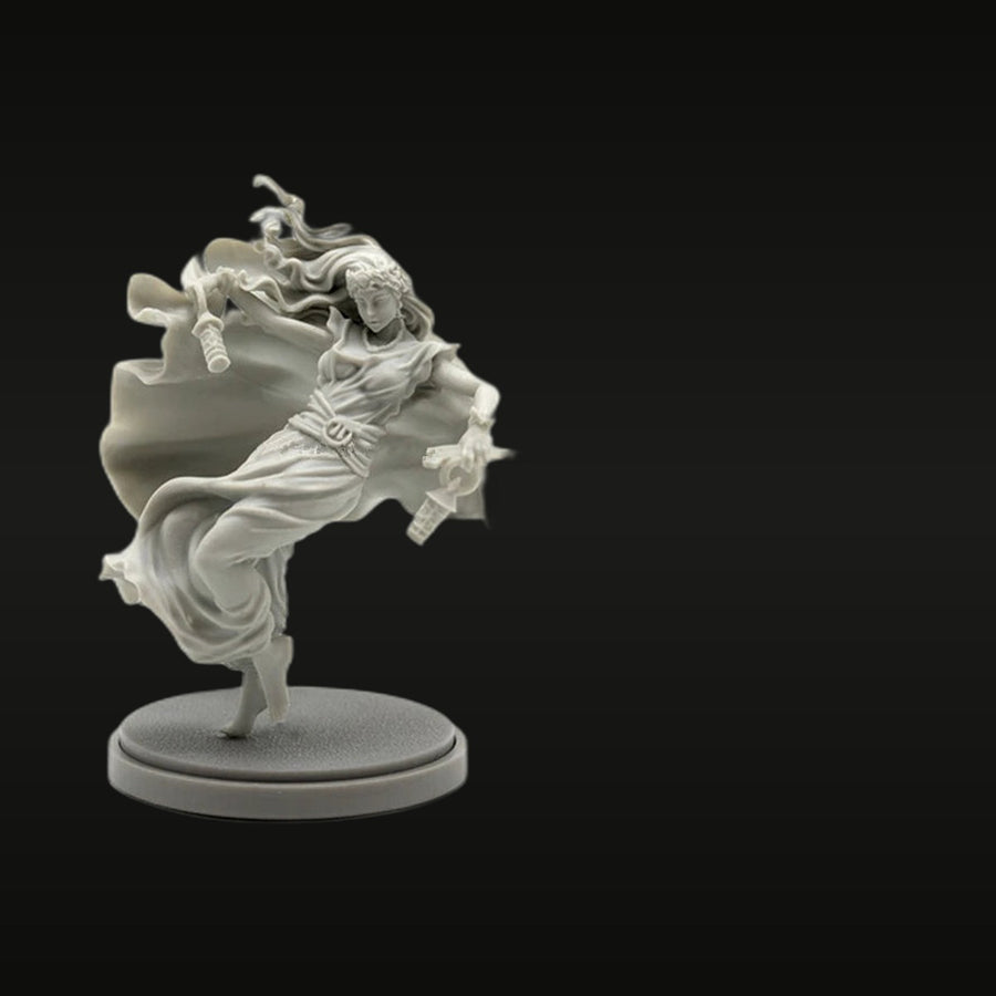 Kingdom Death Lune Winged Warrior 28mm Resin Figure Kit - unpainted resin model kit