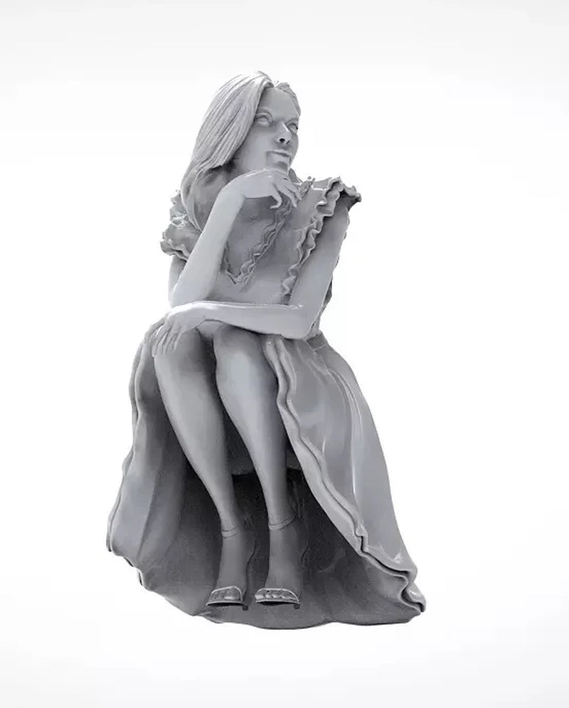 1/24 Resin Model Figure GK， Unassembled and Unpainted Kit