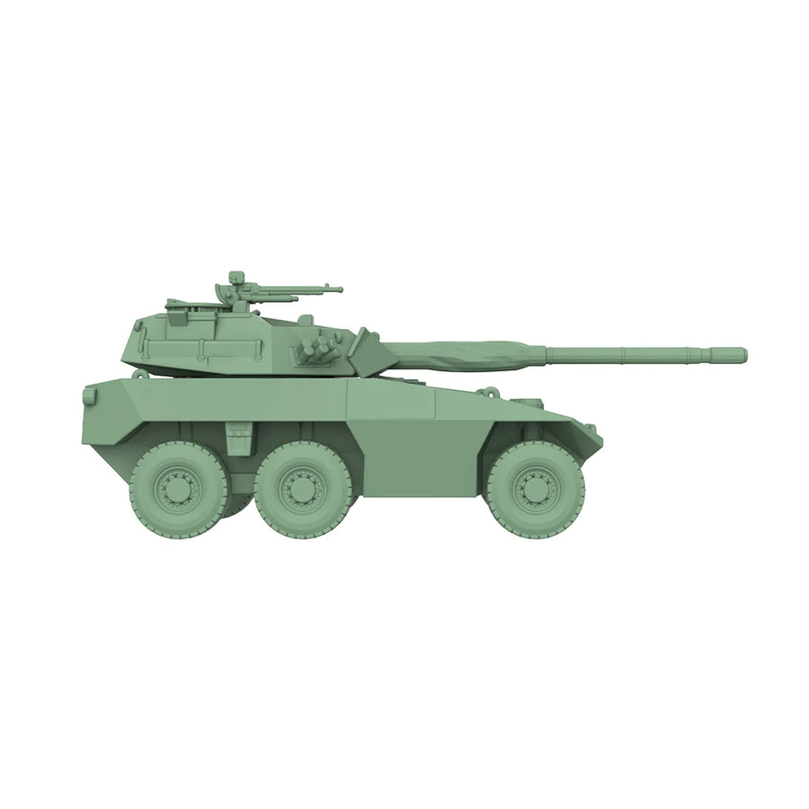 Brazilian Sucuri II Wheeled Armored Car 1/56 Resin Vehicle Kit - resin model view 3