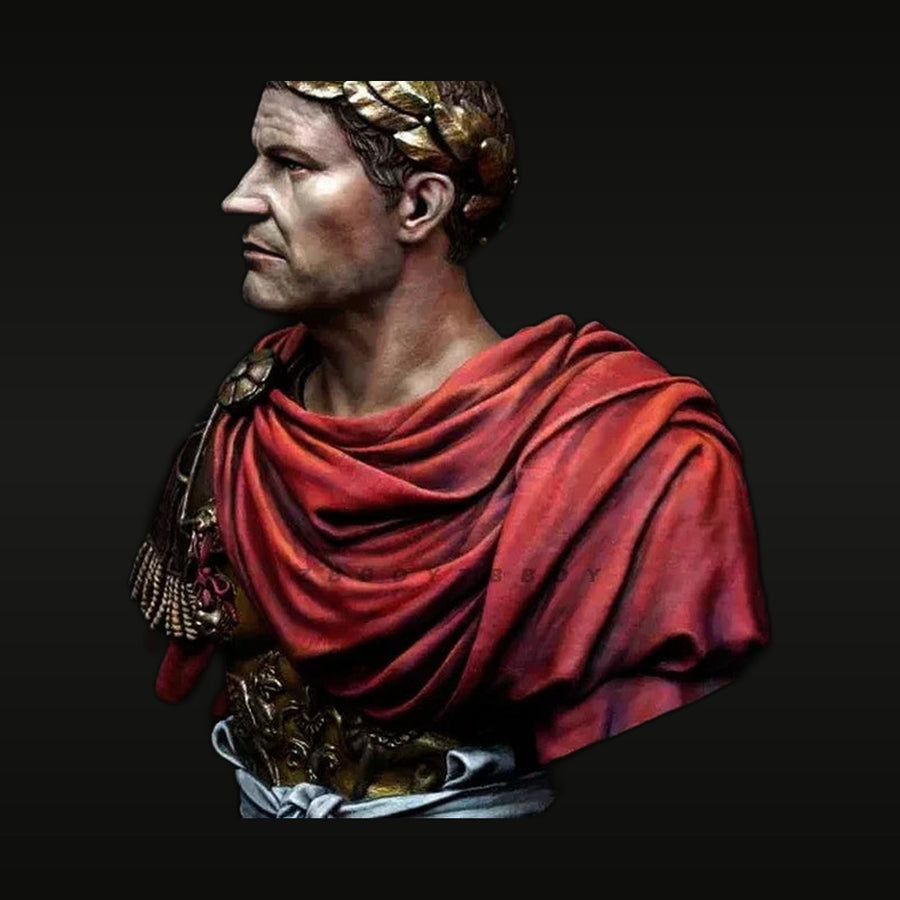 Ancient Roman Emperor with Laurel Crown 1/10 Resin Bust Kit - unpainted resin model kit