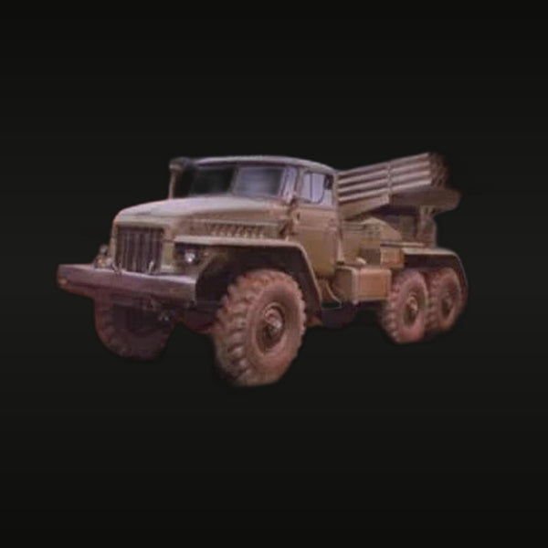 Soviet Ural 4320 6x6 BM-21 Grad Rocket Launcher 1/35 Resin Vehicle Kit