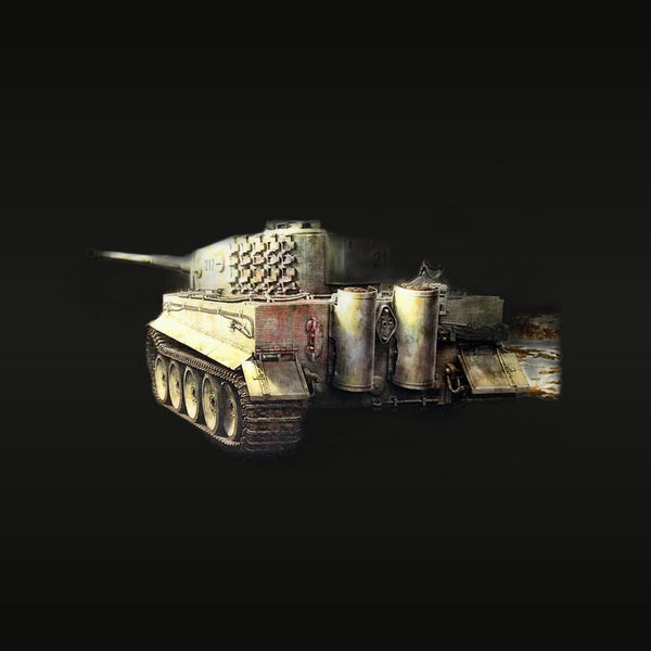 WWII German Tiger I Heavy Tank with Zimmerit and Stowage 1/35 Resin Vehicle Kit