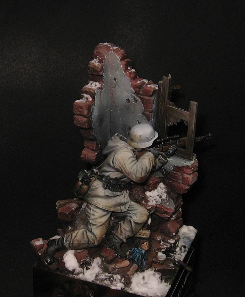 Resin Kit Sniper 90 Mm Unassembled Sculpture for Hobbyists