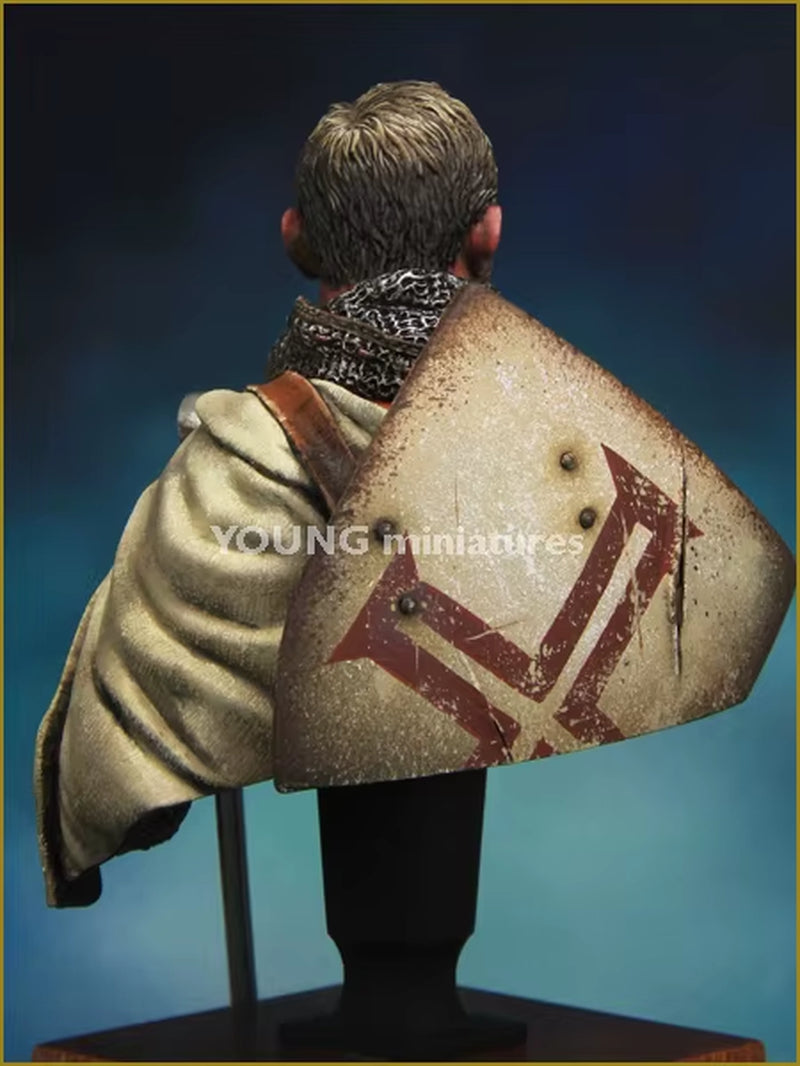 X-107 TEMPLAR KNIGHT Miniature Bust Unassembled Kit