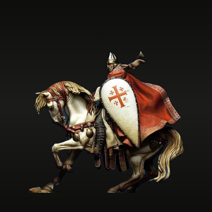 Knight Of The Holy Sepulchre 54mm Resin Figure - unpainted resin model kit